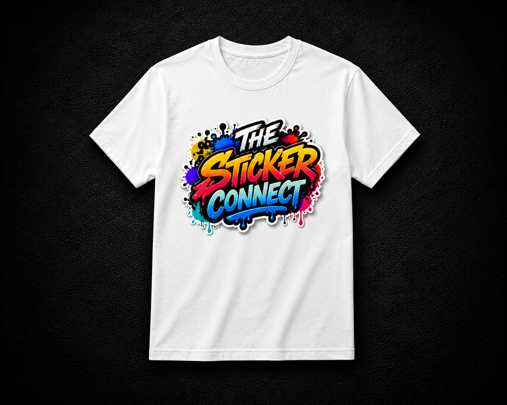 Custom full-color DTF T-shirt front and back printing