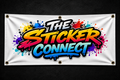 Custom vinyl business and event banner by The Sticker Connect